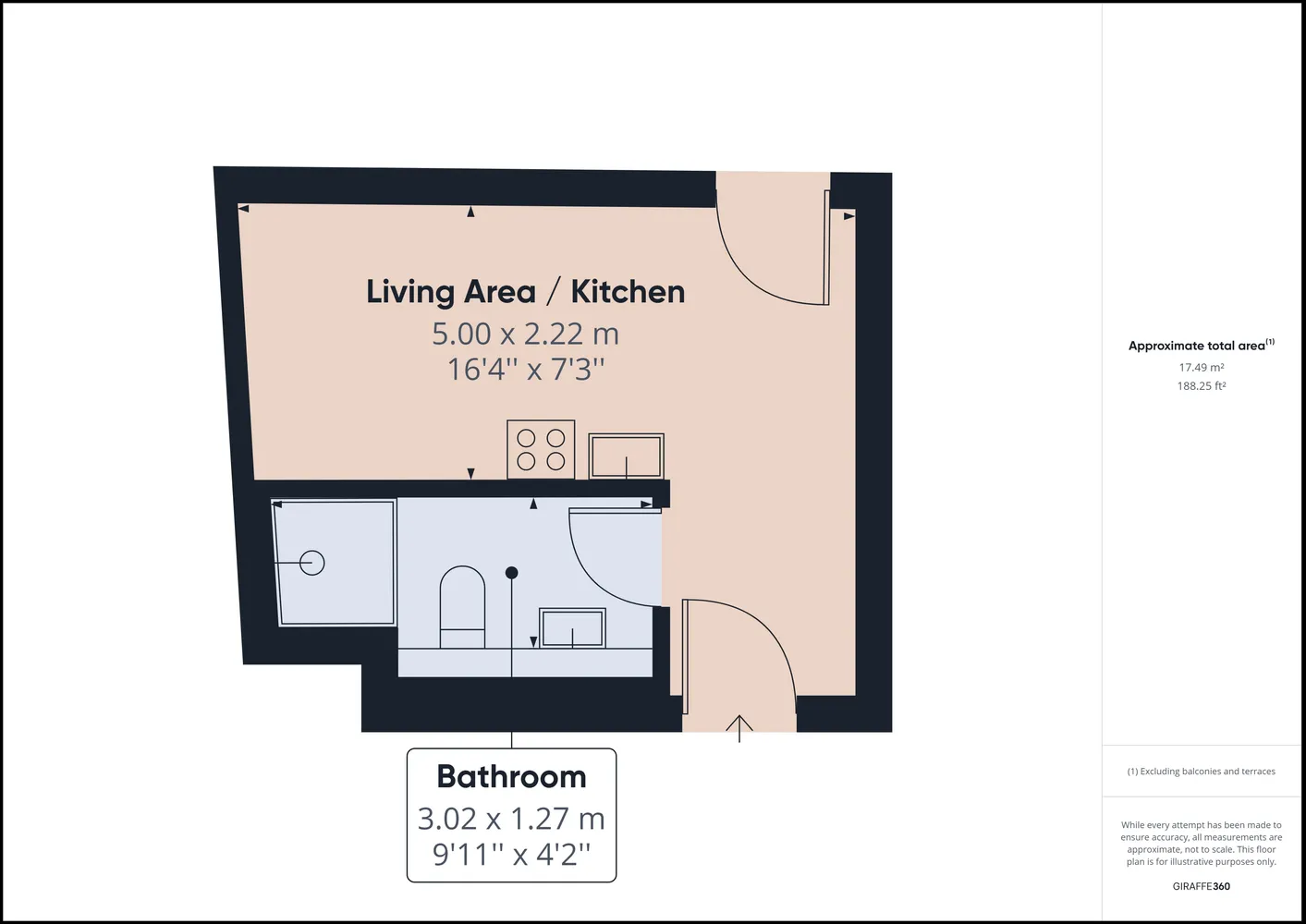 1 Zimmer Wohnung mit 17 m² in Berlin – Bild 7