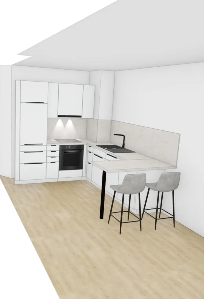 2 room apartment with 41 m² in Munich – Photo 2