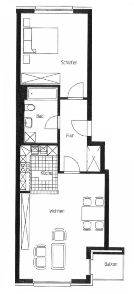 2 Zimmer Wohnung mit 62 m² in Elmshorn – Bild 1