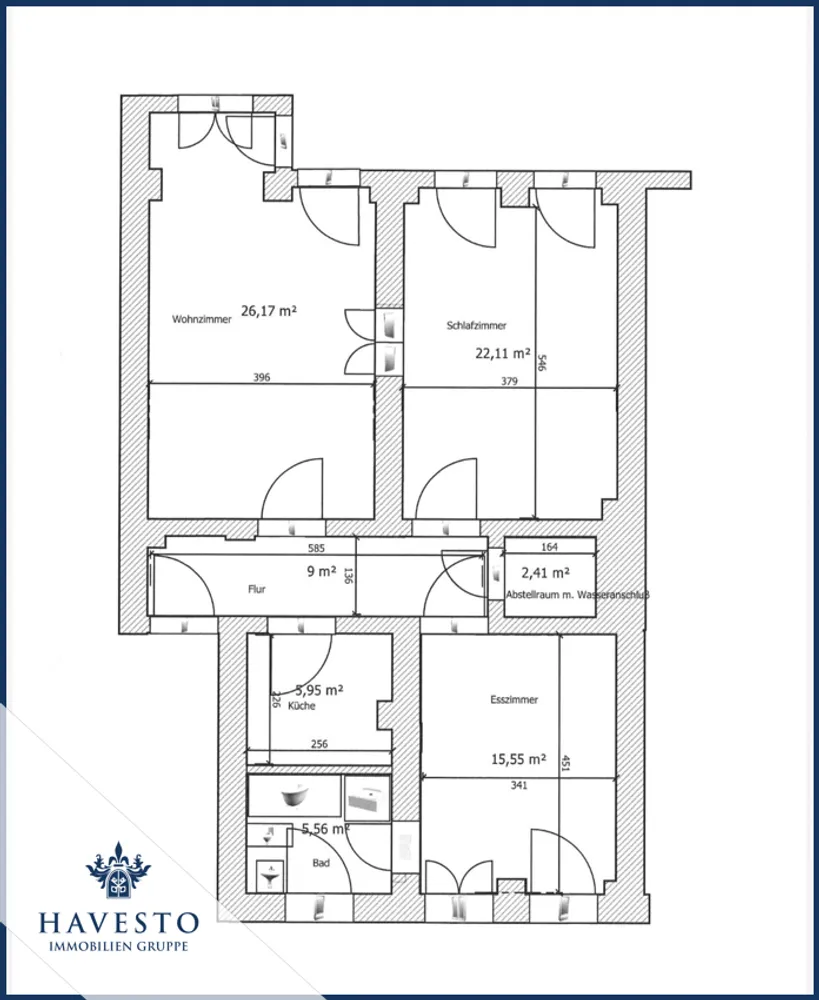 3 Zimmer Wohnung mit 82 m² in Magdeburg – Bild 9