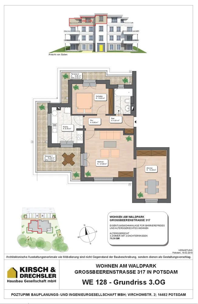 3 Zimmer Wohnung mit 79 m² in Potsdam – Bild 4