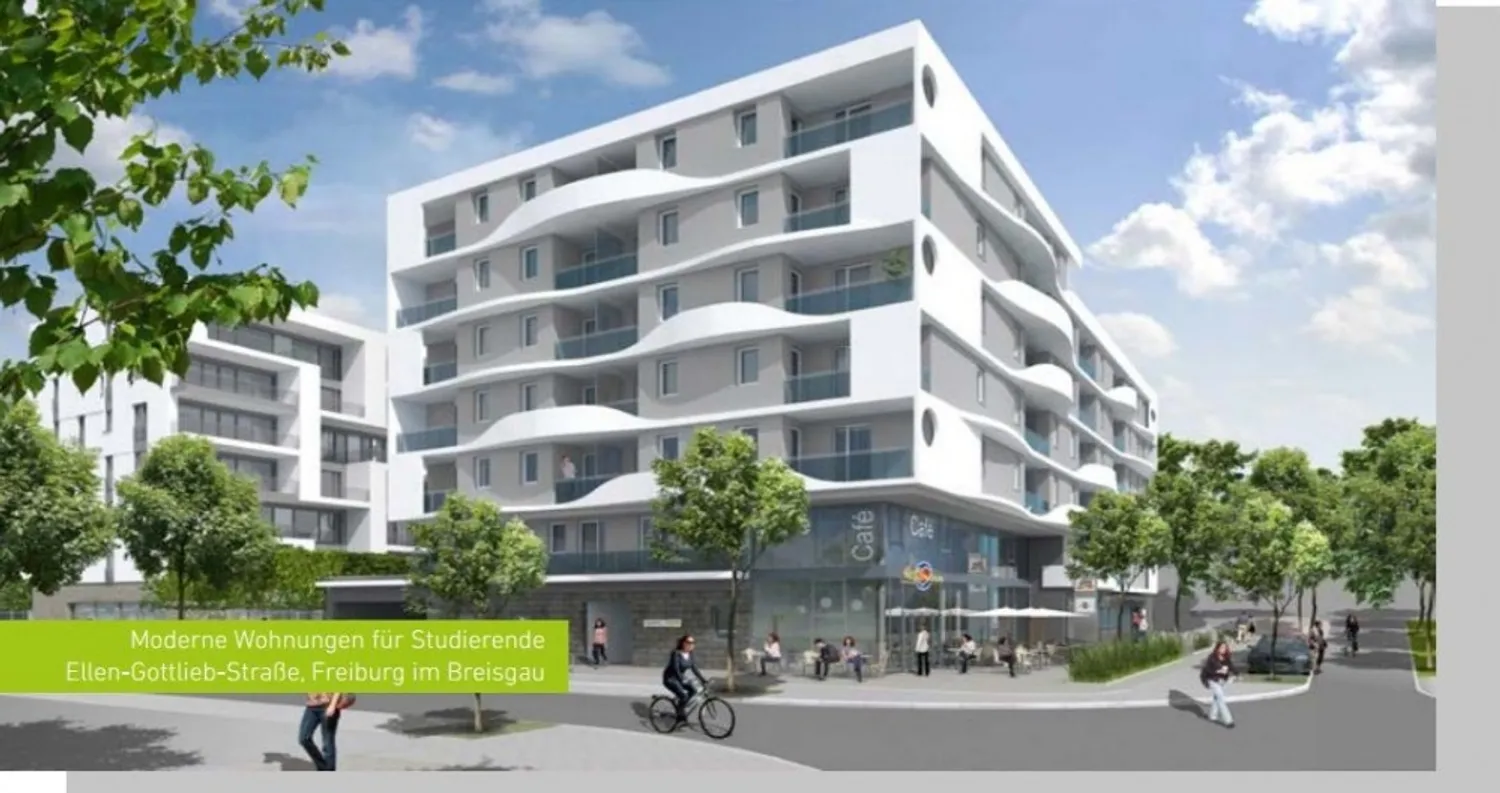 1 room apartment with 25 m² in Freiburg im Breisgau – Photo 1