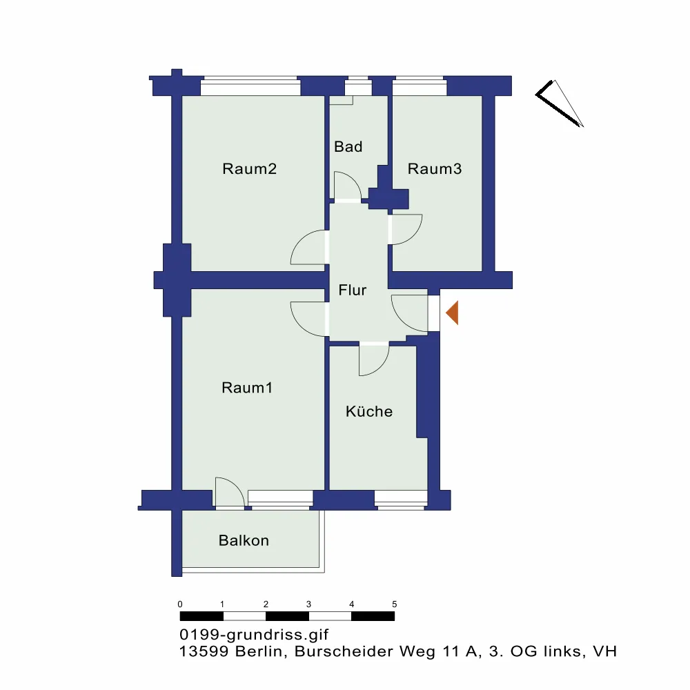3 Zimmer Wohnung mit 55 m² in Berlin – Bild 8