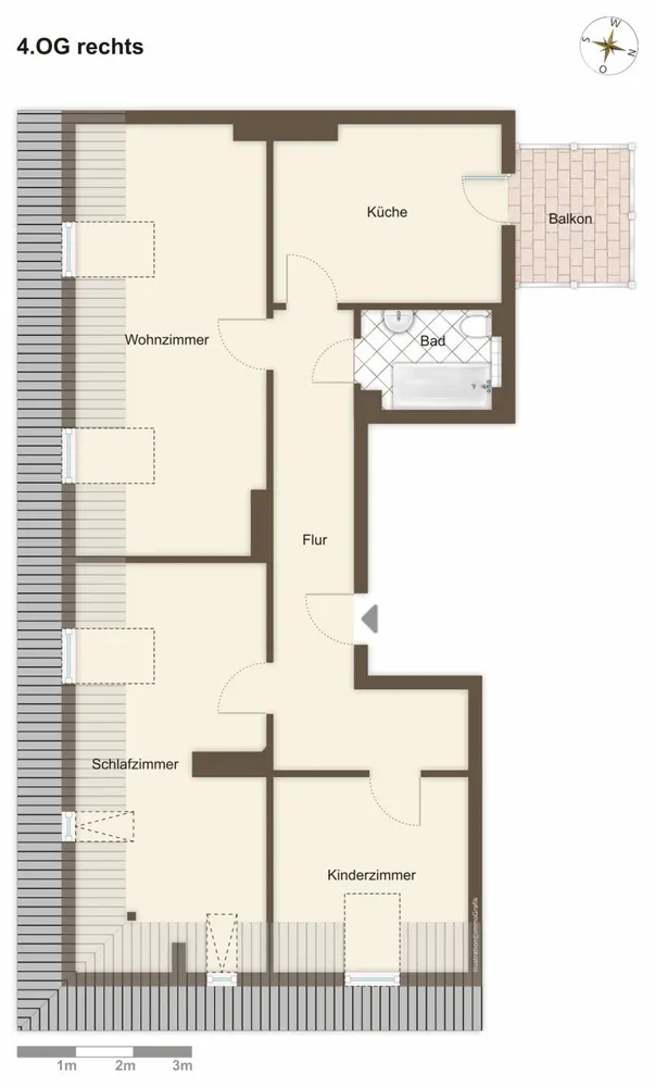 3 Zimmer Wohnung mit 79 m² in Bremen – Bild 11