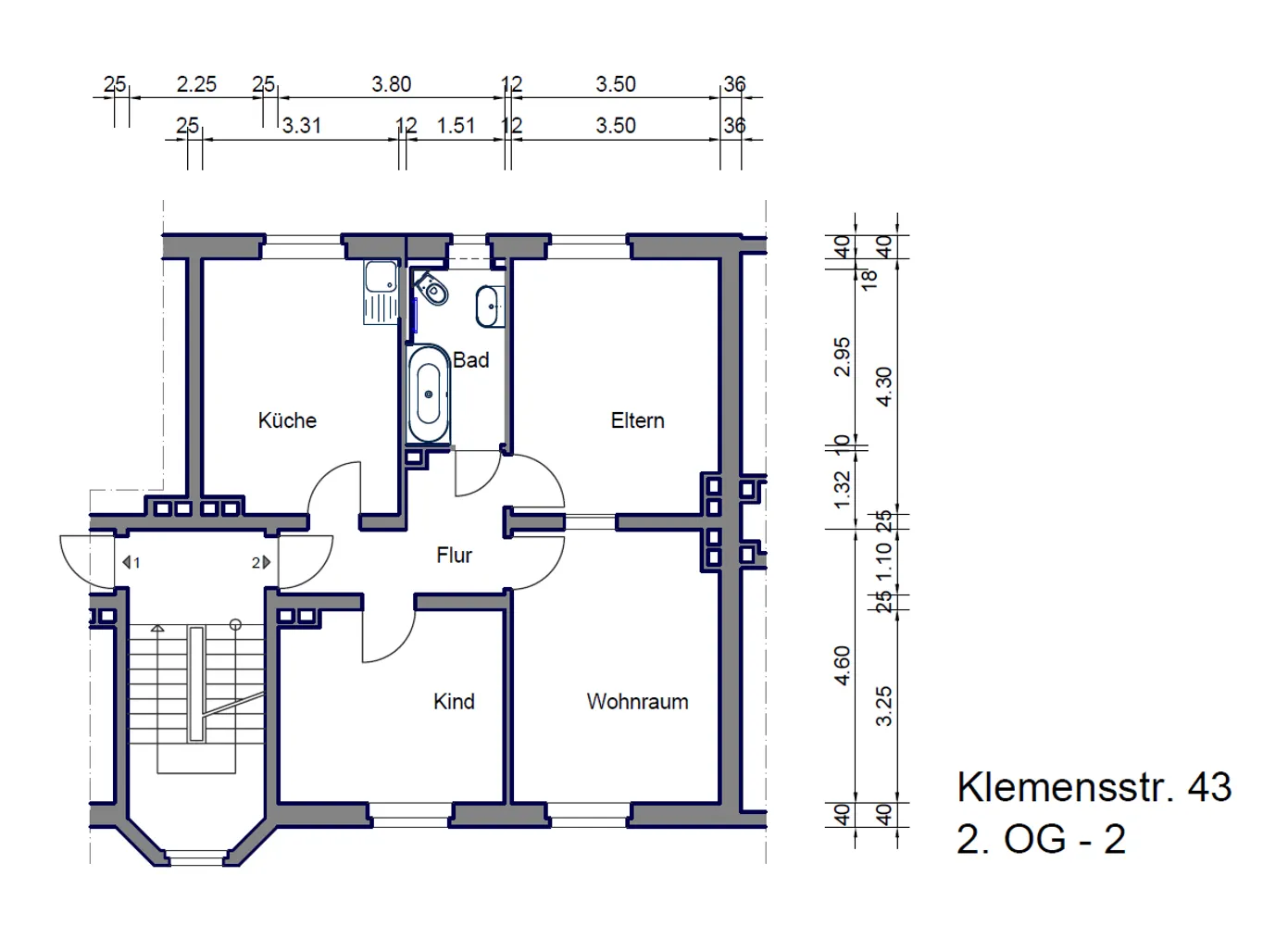 3 Zimmer Wohnung mit 70 m² in Duisburg – Bild 10