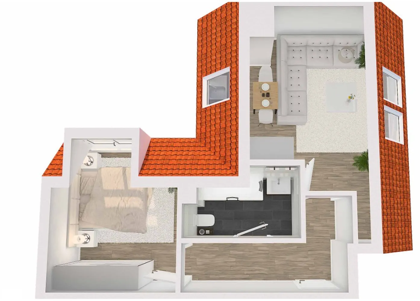 2 Zimmer Wohnung mit 41 m² in Dresden – Bild 2