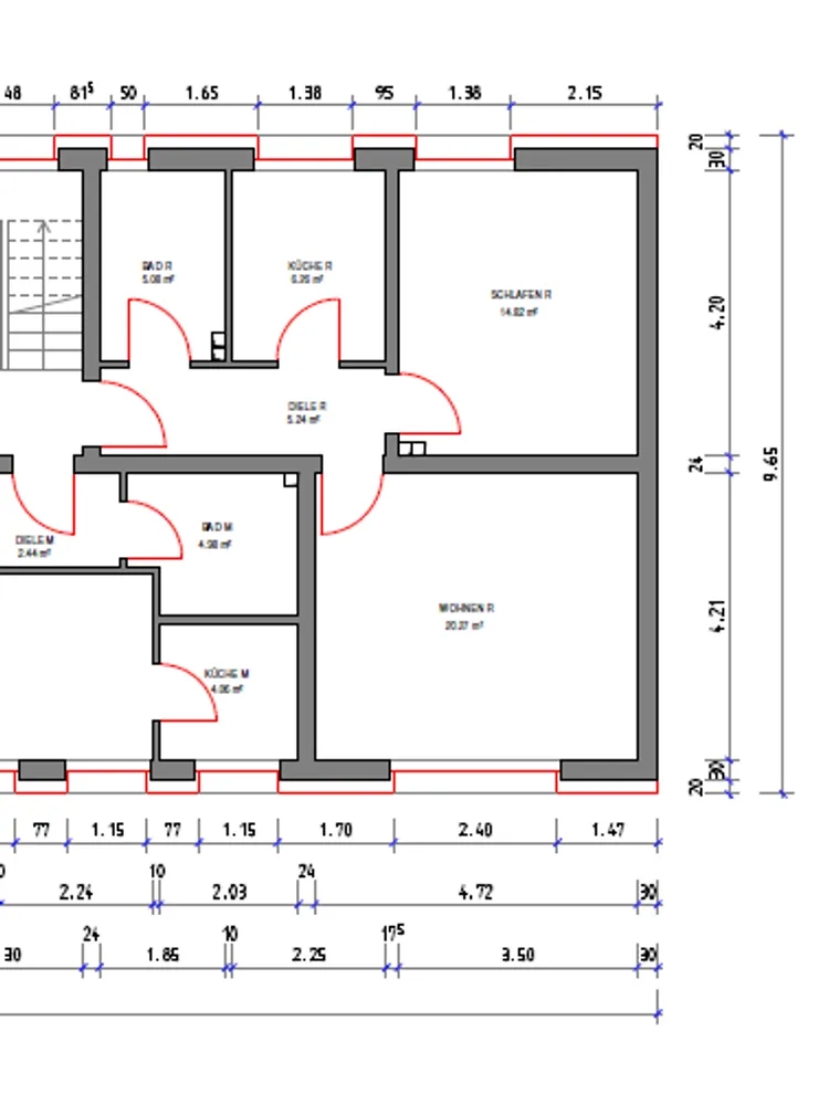 3 Zimmer Wohnung mit 52 m² in Essen – Bild 2
