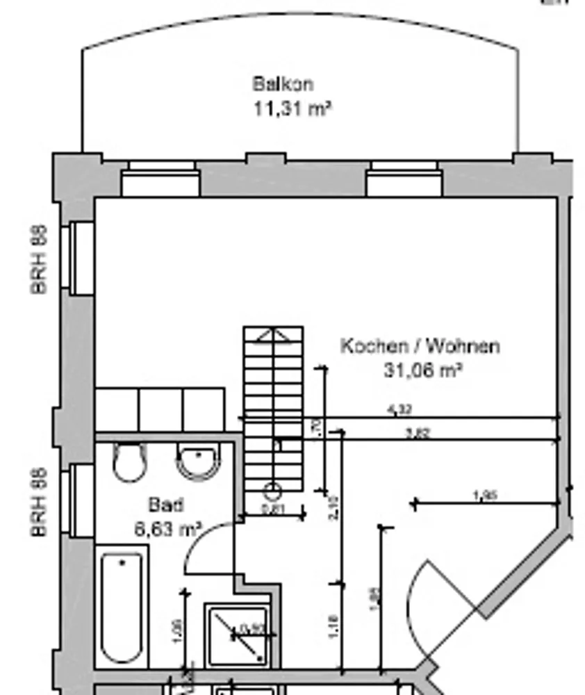 3 Zimmer Wohnung mit 74 m² in Greifswald – Bild 3