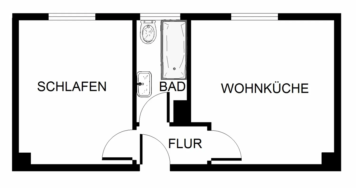 1 Zimmer Wohnung mit 46 m² in Essen – Bild 3