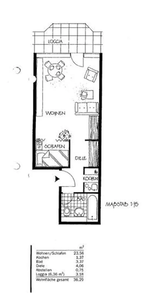 1 room apartment with 36 m² in Cologne – Photo 10
