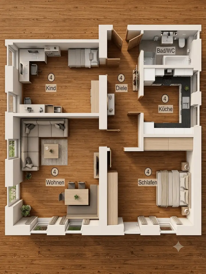 3 Zimmer Wohnung mit 90 m² in Crimmitschau – Bild 5