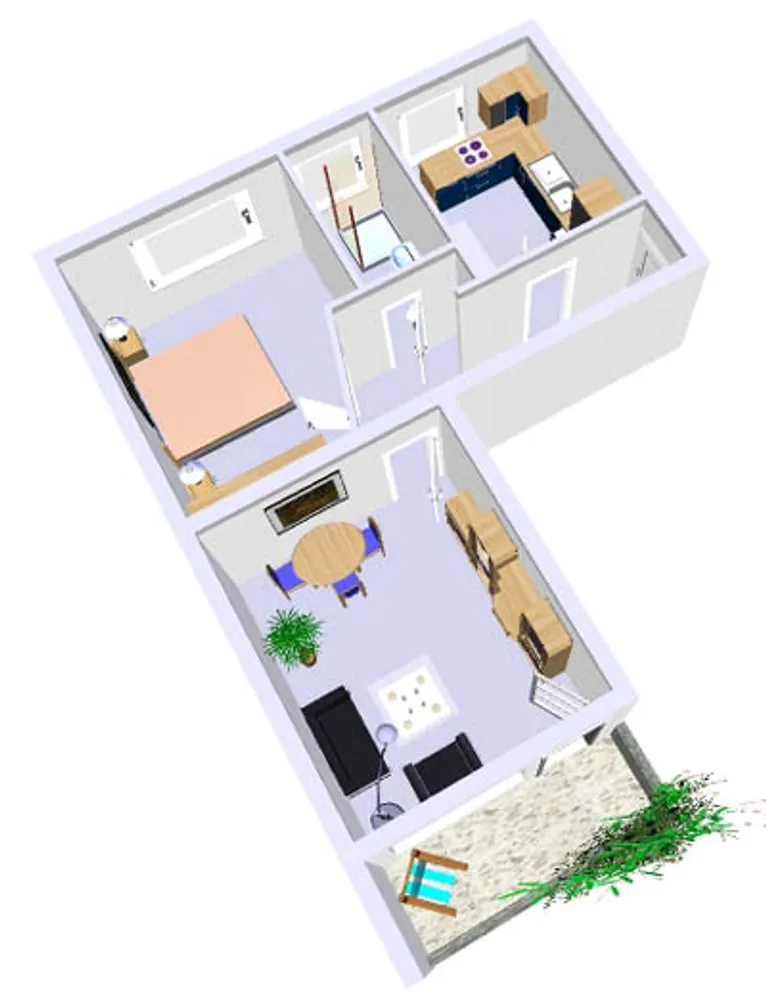 2 Zimmer Wohnung mit 54 m² in Kiel – Bild 1