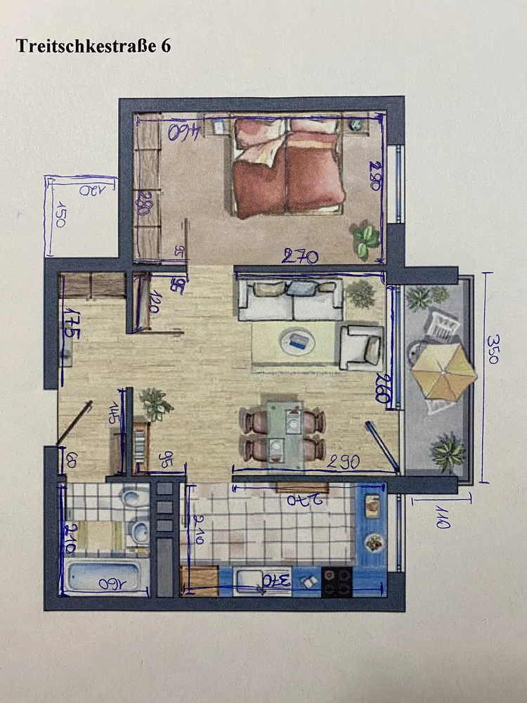 2 Zimmer Wohnung mit 52 m² in München – Bild 8