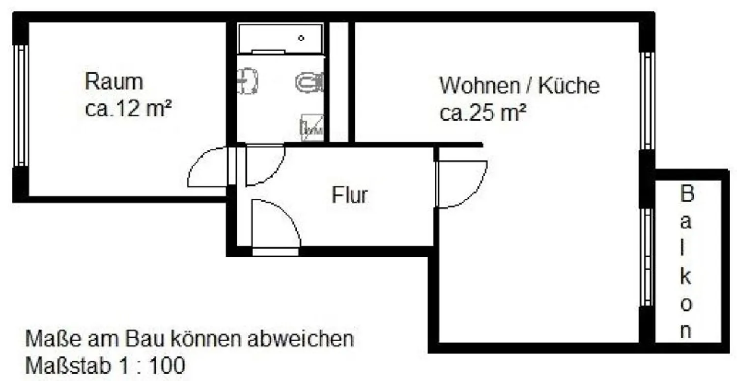 2 Zimmer Wohnung mit 48 m² in Halle (Saale) – Bild 7