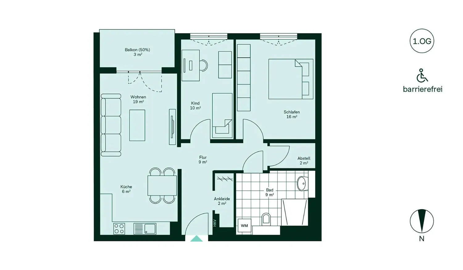 3 Zimmer Wohnung mit 76 m² in Frankfurt (Oder) – Bild 5