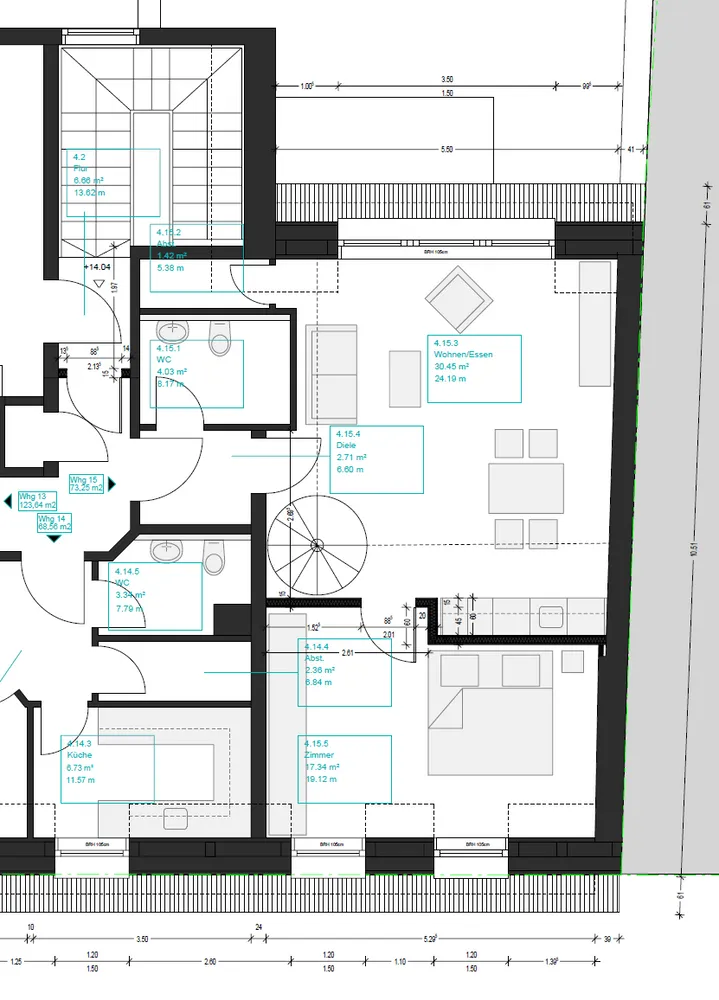 2 Zimmer Wohnung mit 73 m² in Regensburg – Bild 3