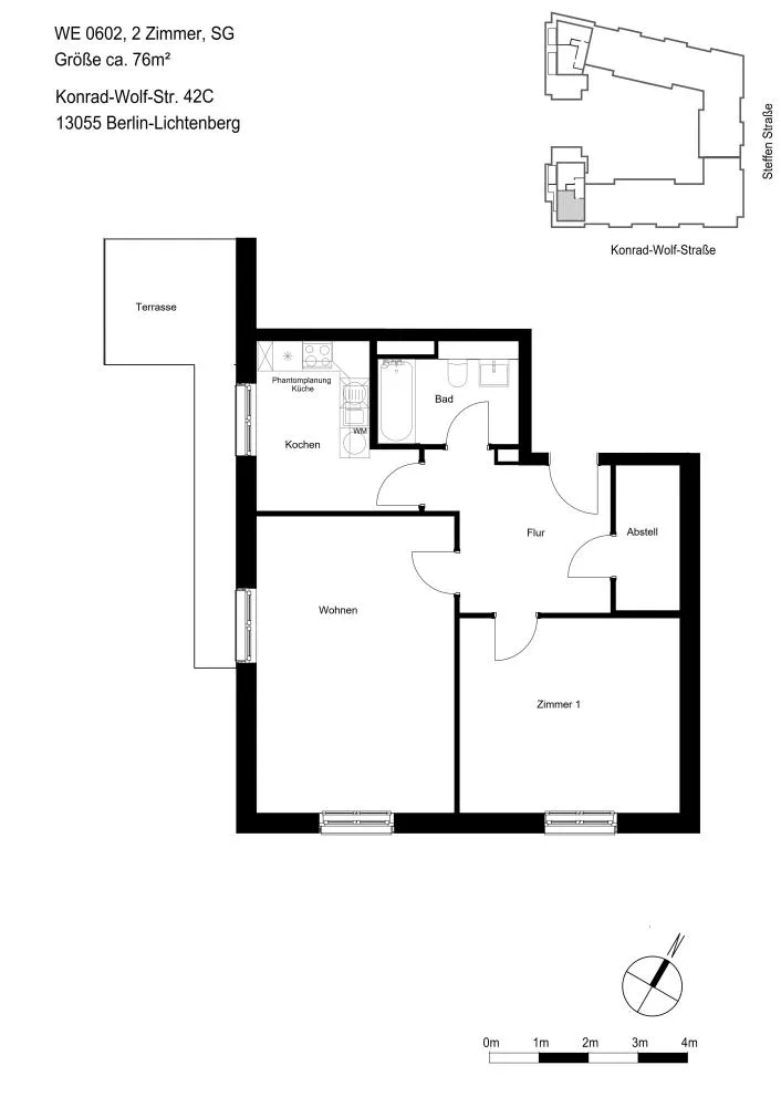 2 Zimmer Wohnung mit 76 m² in Berlin – Bild 2