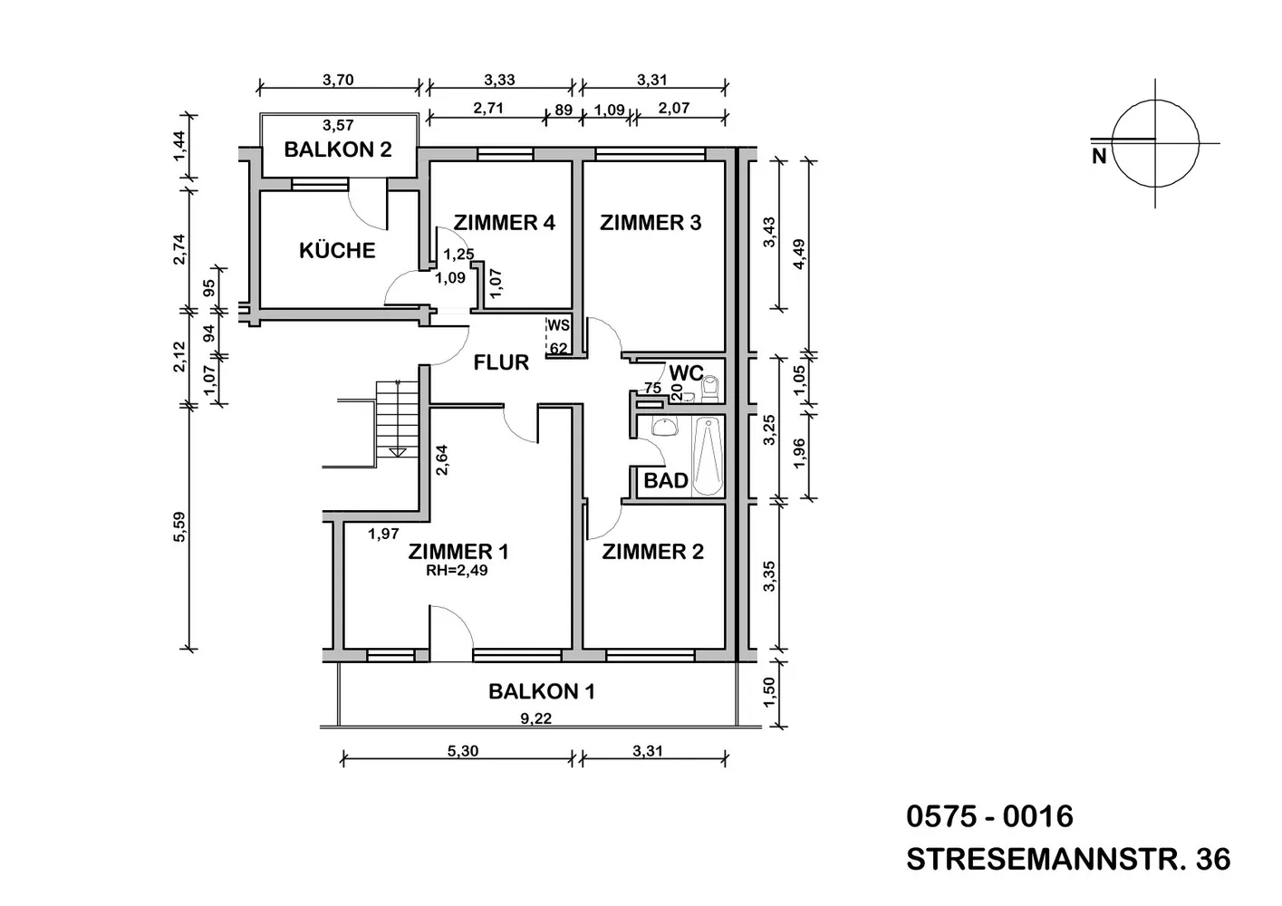 4 Zimmer Wohnung mit 99 m² in Karlsruhe – Bild 10
