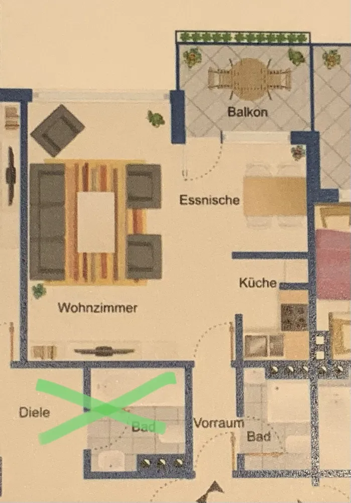 1 Zimmer Wohnung mit 34 m² in Dortmund – Bild 2