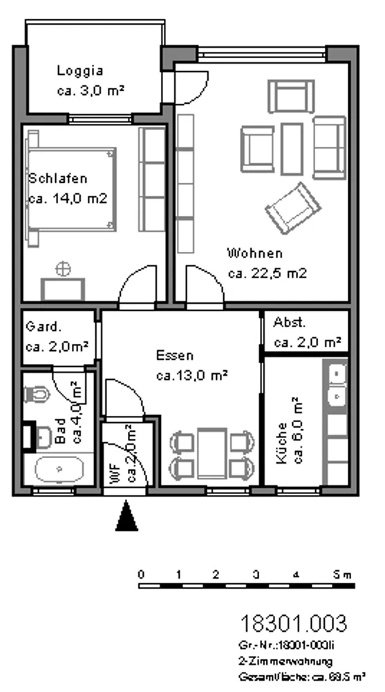 2 Zimmer Wohnung mit 69 m² in Hannover – Bild 7
