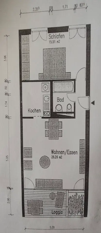 2 Zimmer Wohnung mit 36 m² in Halle (Saale) – Bild 9