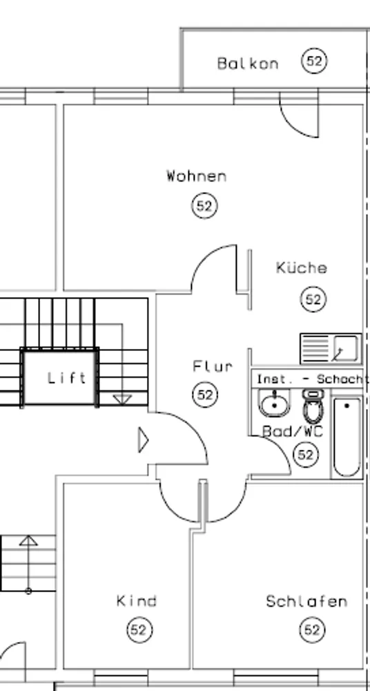 2 Zimmer Wohnung mit 58 m² in Meiningen – Bild 10