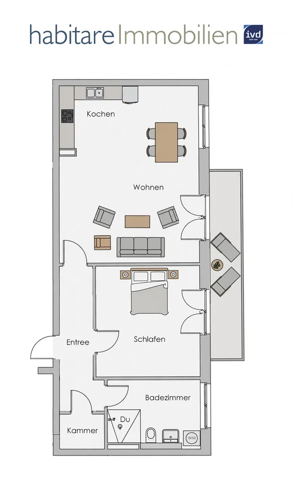 2 Zimmer Wohnung mit 70 m² in Berlin – Bild 6