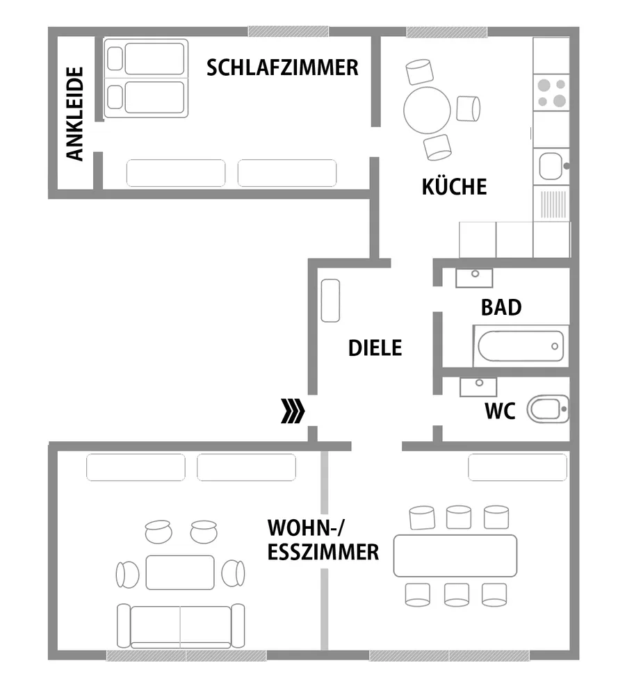 2 Zimmer Wohnung mit 69 m² in Düsseldorf – Bild 10