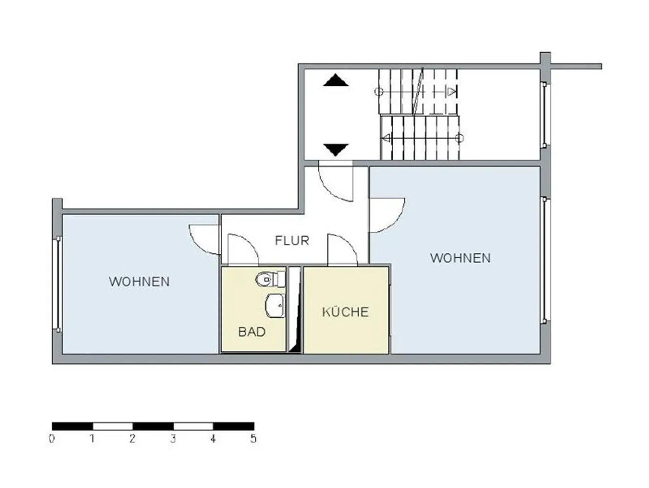 2 room apartment with 46 m² in Neubrandenburg – Photo 2