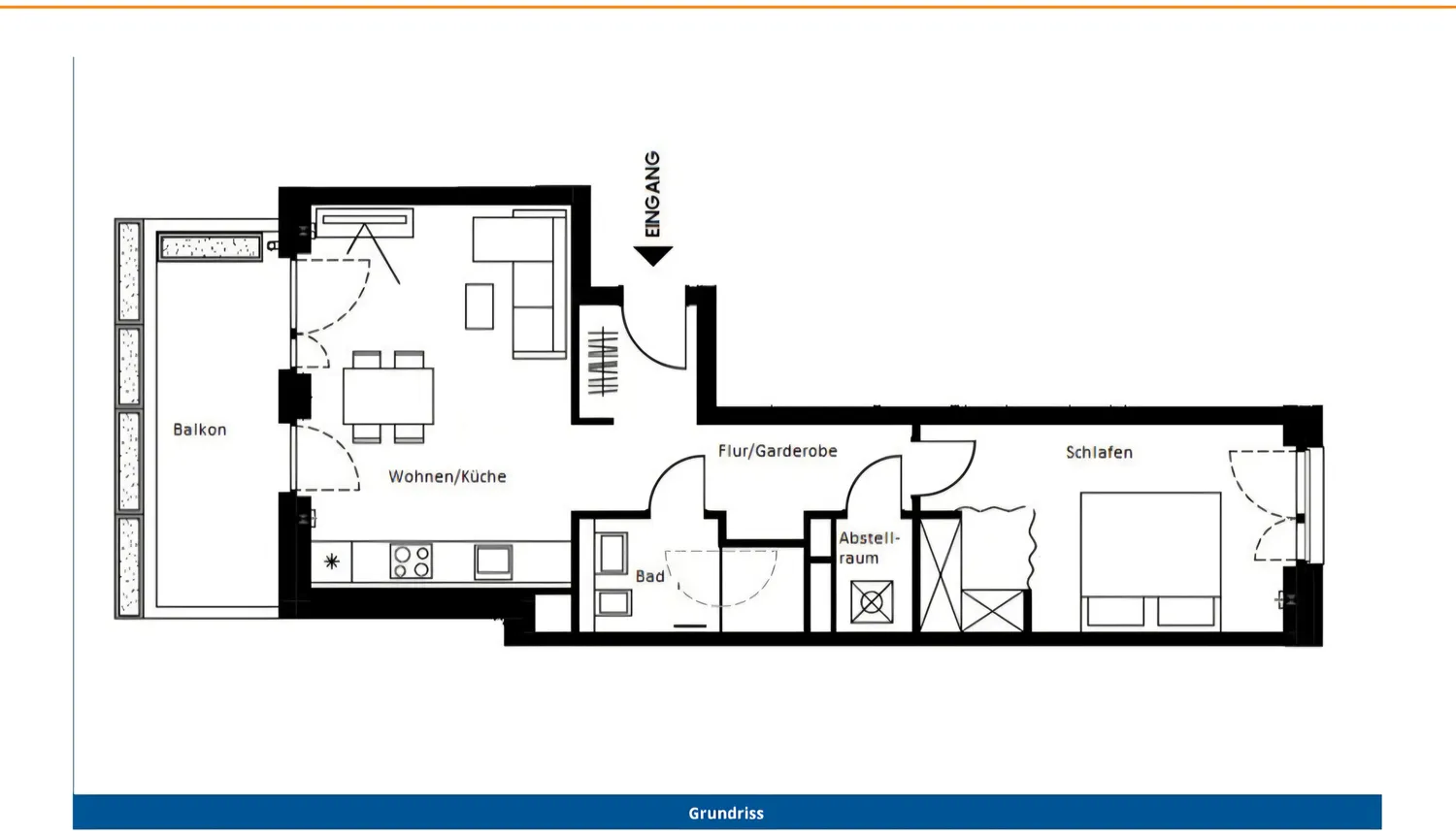 2 Zimmer Wohnung mit 59 m² in Hamburg – Bild 4