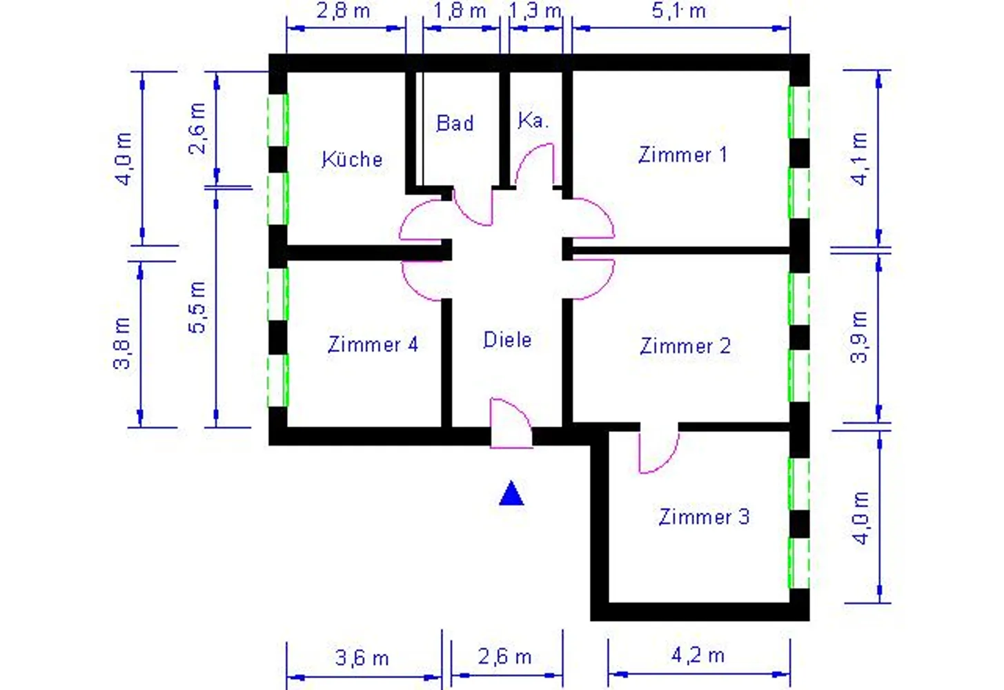 4 Zimmer Wohnung mit 107 m² in Magdeburg – Bild 6