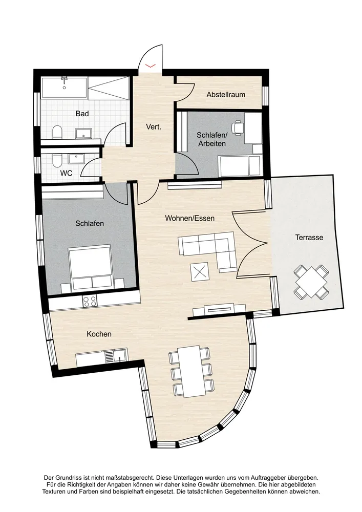 3 Zimmer Wohnung mit 90 m² in Norden – Bild 5