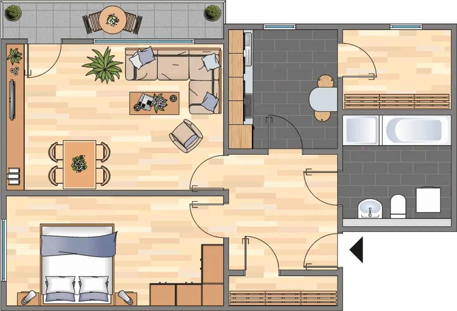 2 Zimmer Wohnung mit 63 m² in Velbert – Bild 9