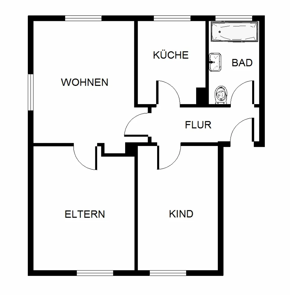 3 Zimmer Wohnung mit 62 m² in Bochum – Bild 7