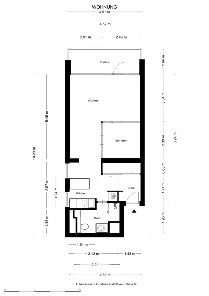 1 Zimmer Wohnung mit 45 m² in Düsseldorf – Bild 5