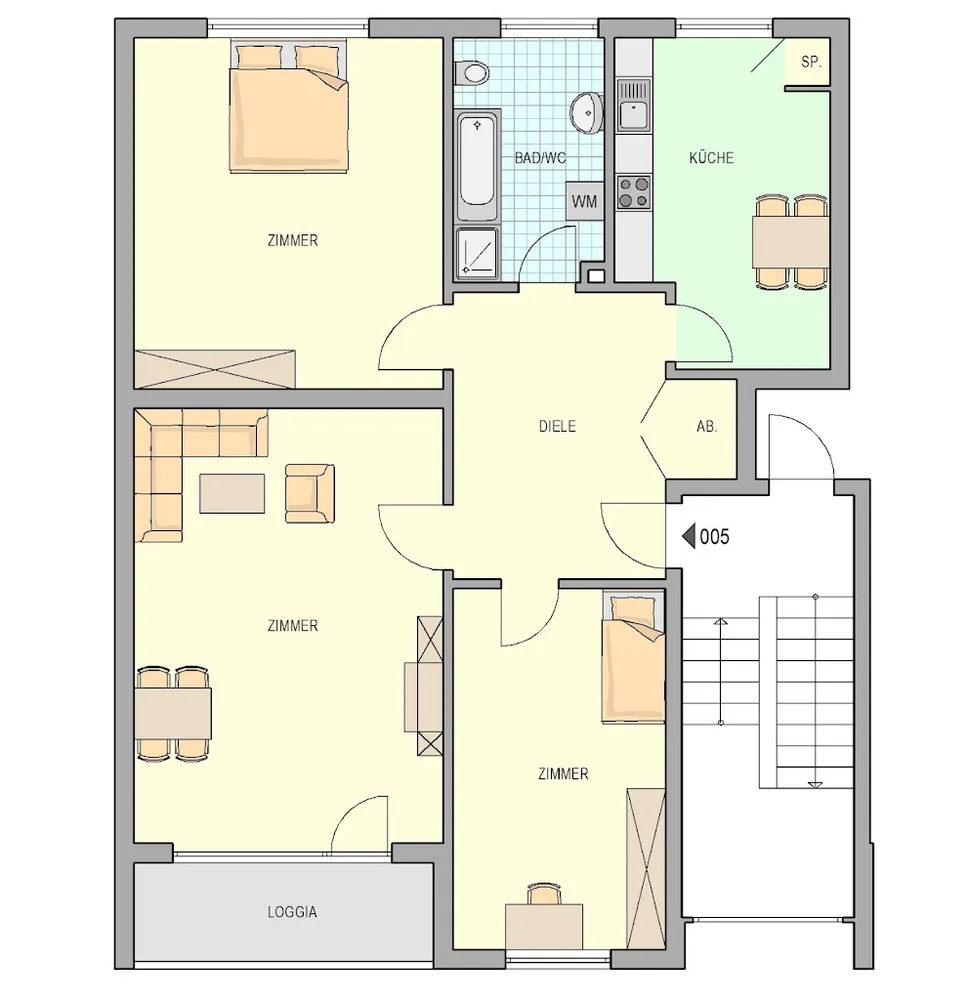 3 Zimmer Wohnung mit 84 m² in Herne – Bild 6