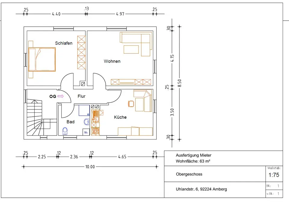 2 Zimmer Wohnung mit 63 m² in Amberg – Bild 7