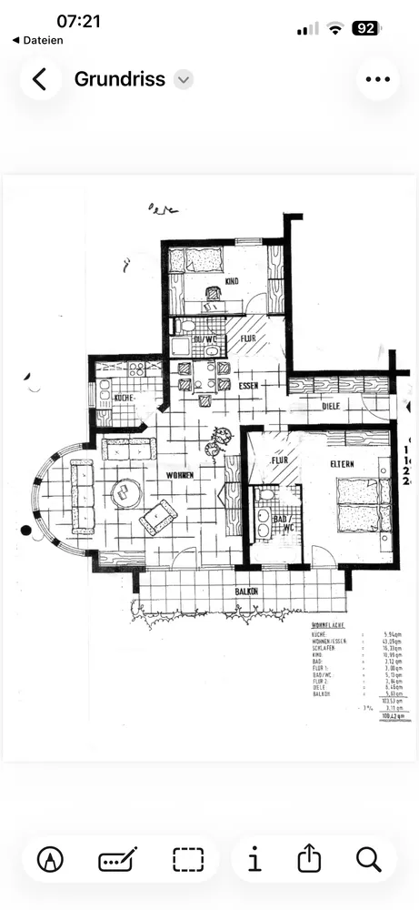 4 Zimmer Wohnung mit 100 m² in Saarbrücken – Bild 9