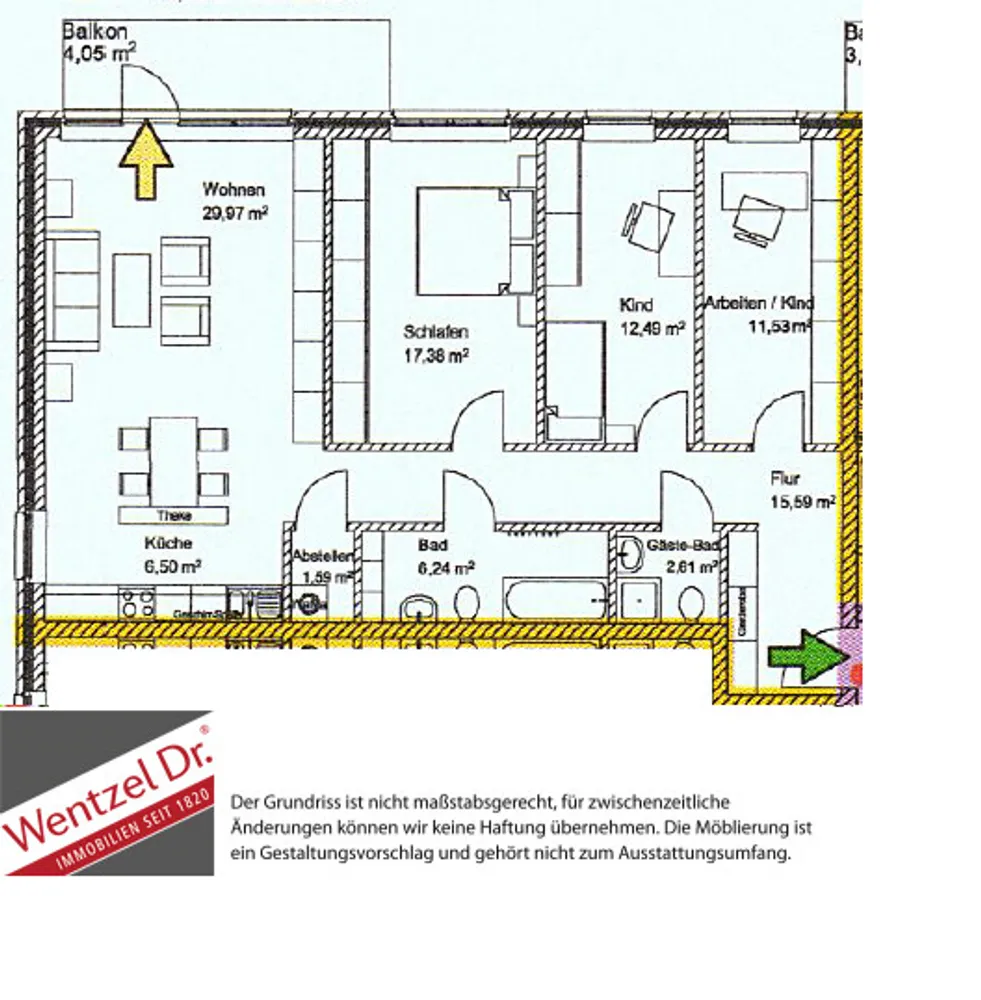 4 Zimmer Wohnung mit 108 m² in Stade – Bild 5