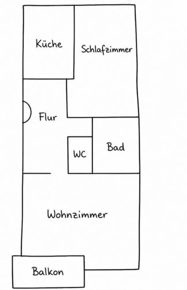2 Zimmer Wohnung mit 65 m² in Münster – Bild 1