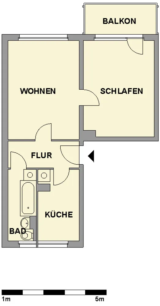 2 room apartment with 49 m² in Chemnitz – Photo 4