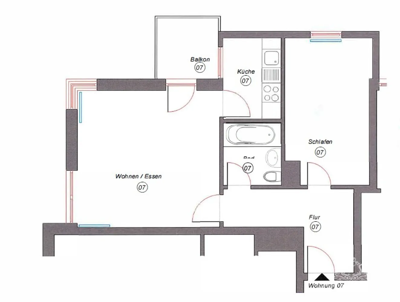 2 room apartment with 50 m² in Radebeul – Photo 5