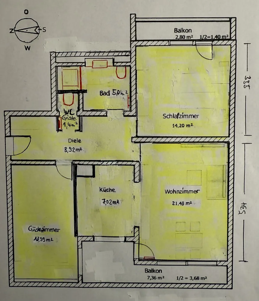 3 room apartment with 77 m² in Munich – Photo 7