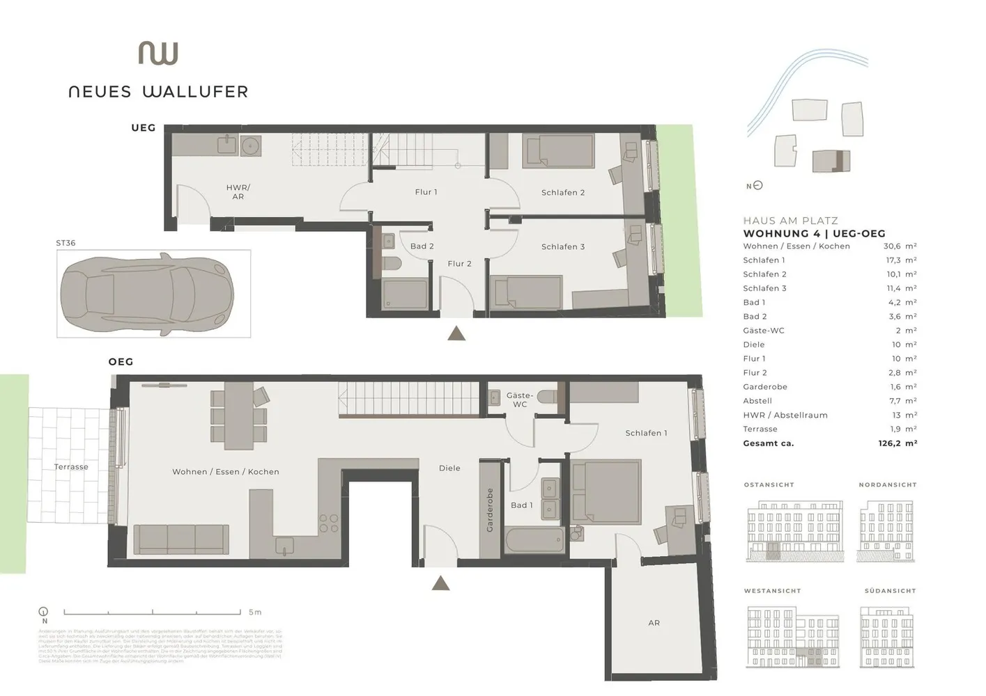 4 Zimmer Wohnung mit 126 m² in Lübeck – Bild 2