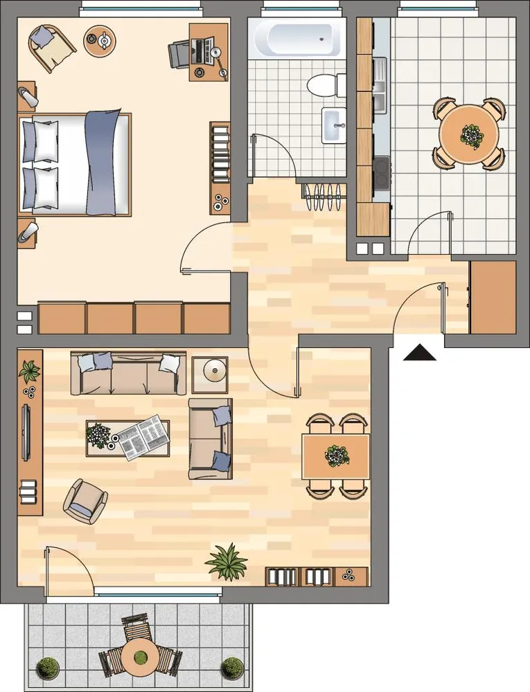 2 Zimmer Wohnung mit 69 m² in Castrop-Rauxel – Bild 2