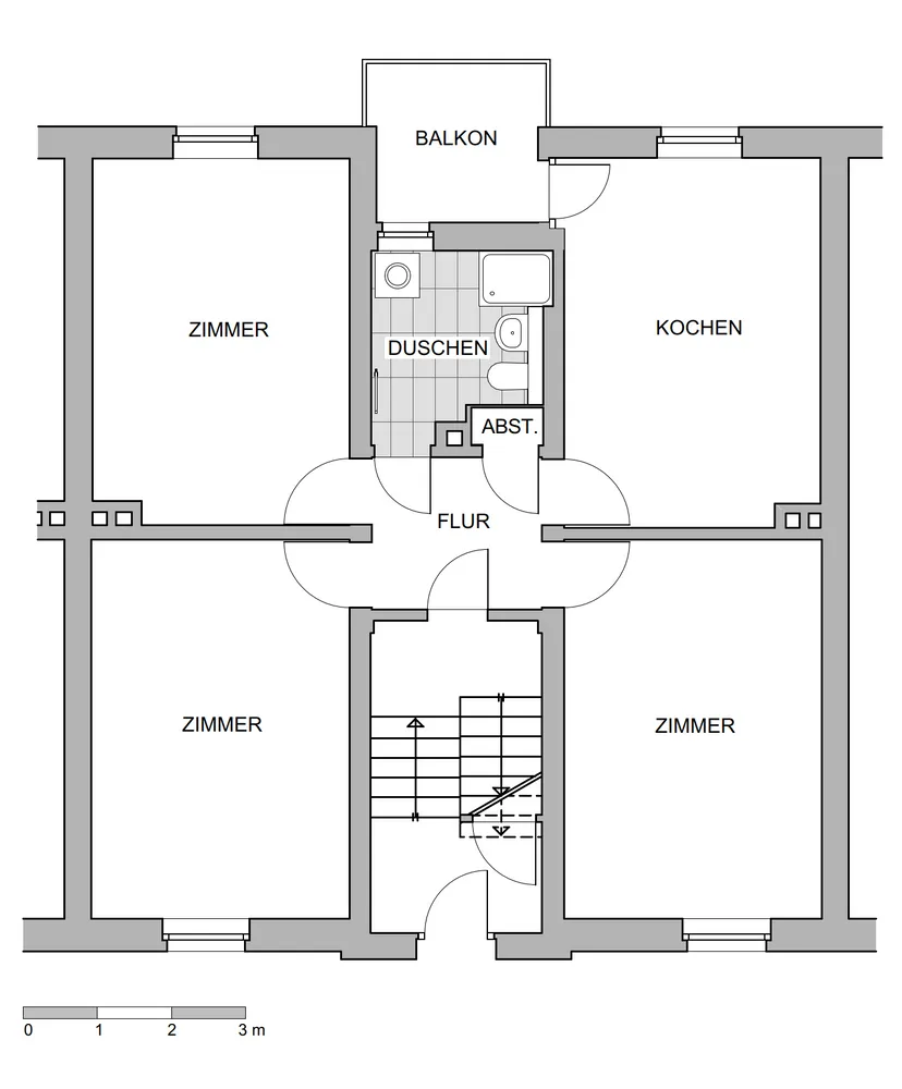 3 Zimmer Wohnung mit 82 m² in Hildesheim – Bild 2