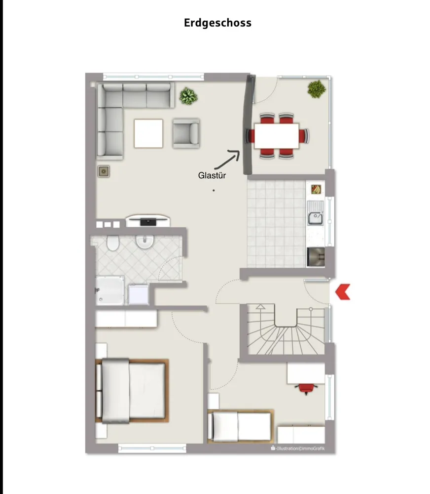 3 Zimmer Wohnung mit 68 m² in Münster – Bild 3