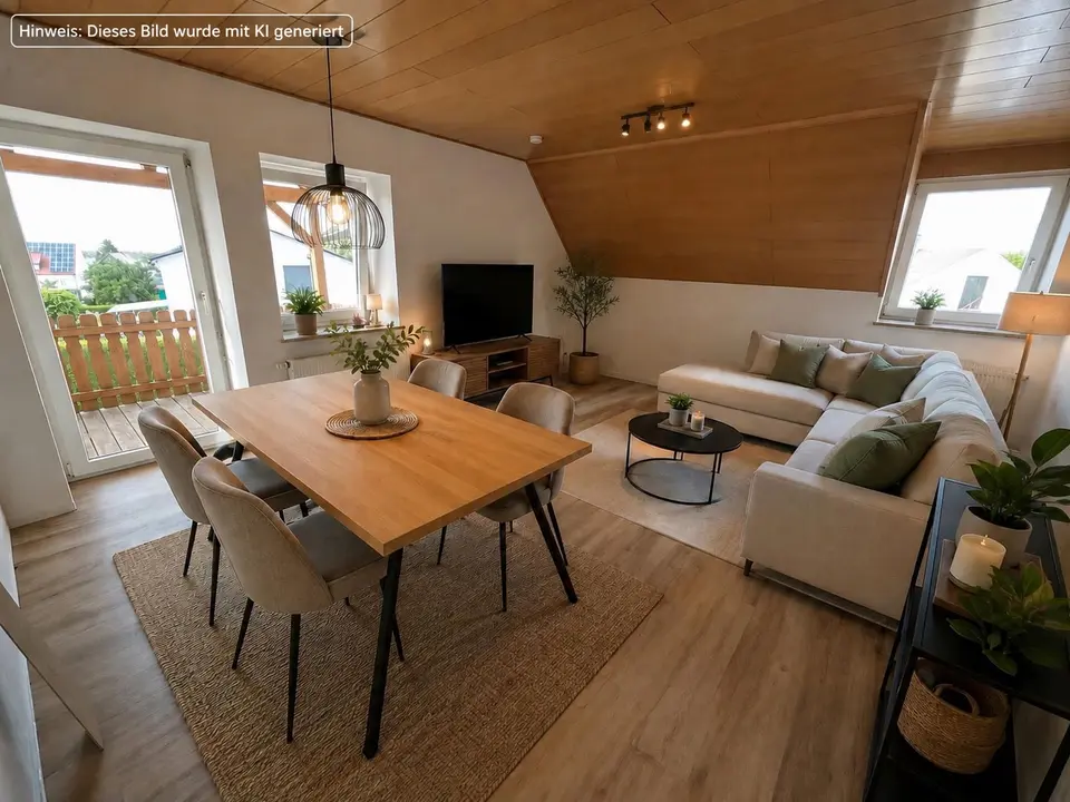 2 Zimmer Wohnung mit 55 m² in Nördlingen – Bild 3