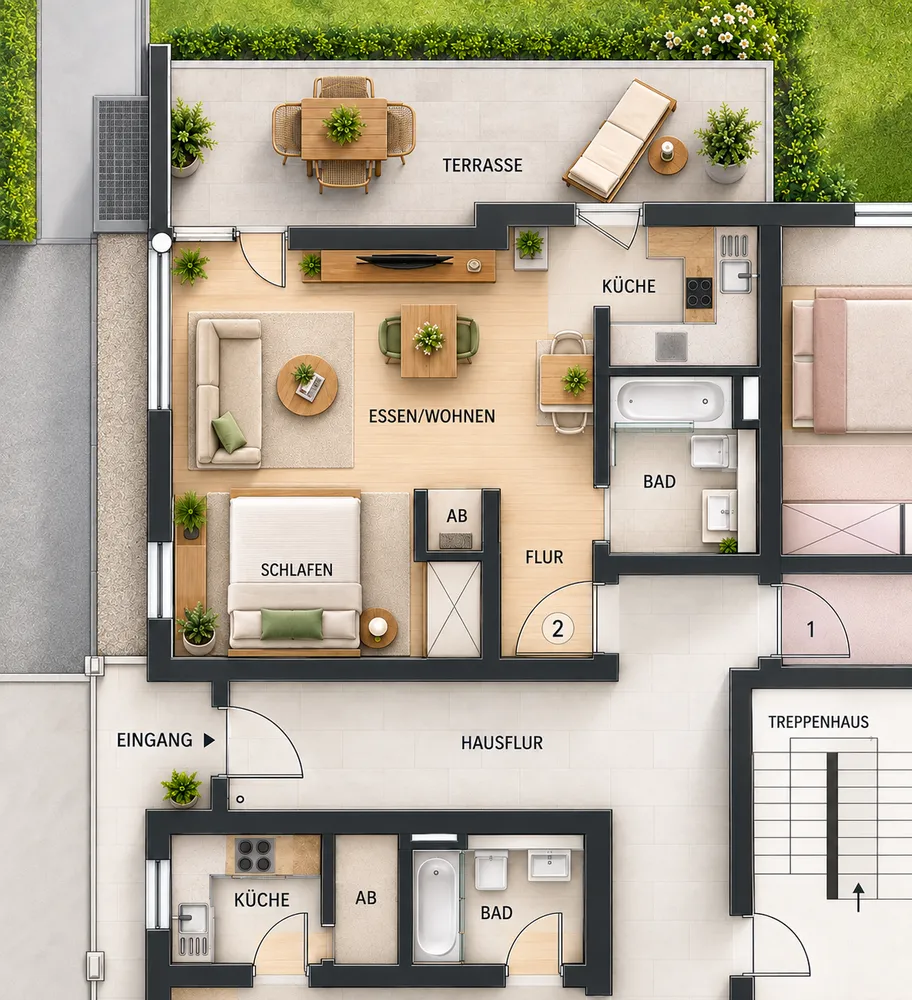 1 Zimmer Wohnung mit 48 m² in Dresden – Bild 7