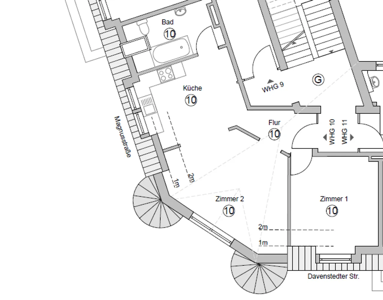2 Zimmer Wohnung mit 55 m² in Hannover – Bild 4